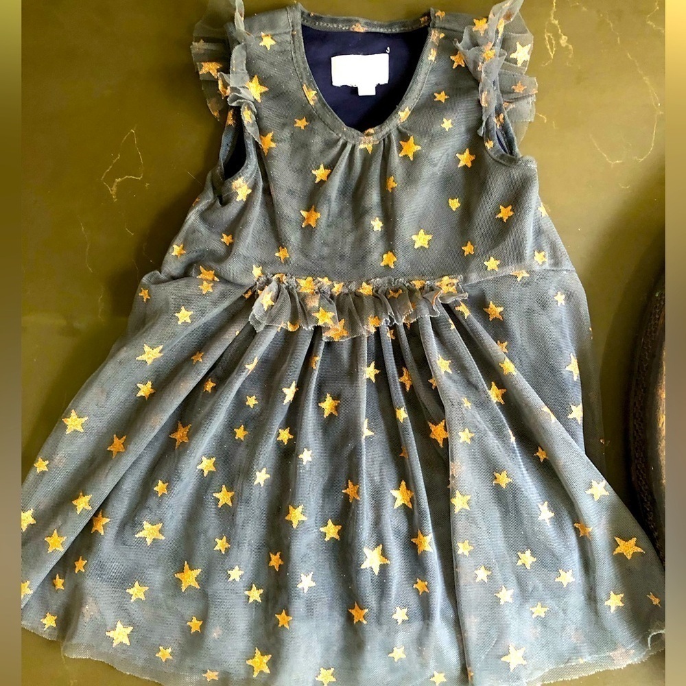 BCBG Girls Tulle Sparkle Star Dress size 2T